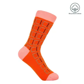 Cube Women's Socks - Orange
