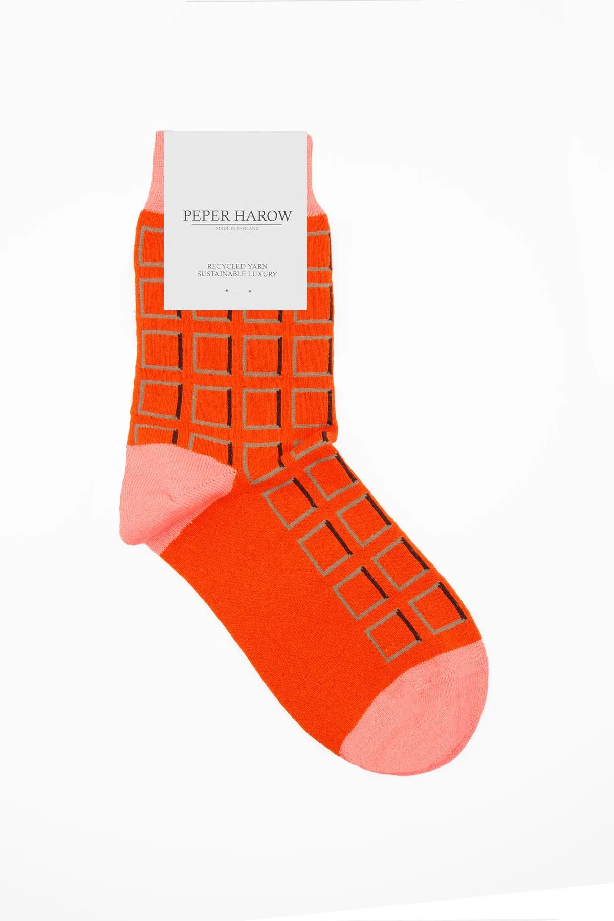 Cube Women's Socks - Orange