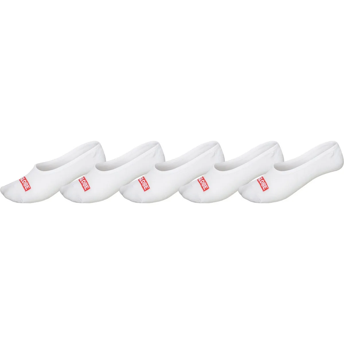 Globe WOMEN'S STEALTH SOCK 5 Pack White