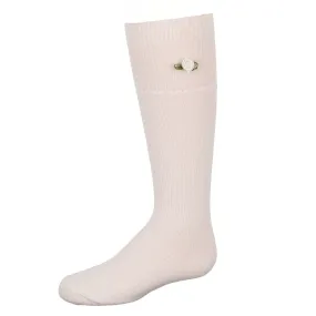 Jrp Girls Rosetta Knee Sock White
