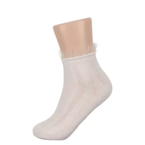 Jrp Girls Tulip Midcalf Sock White