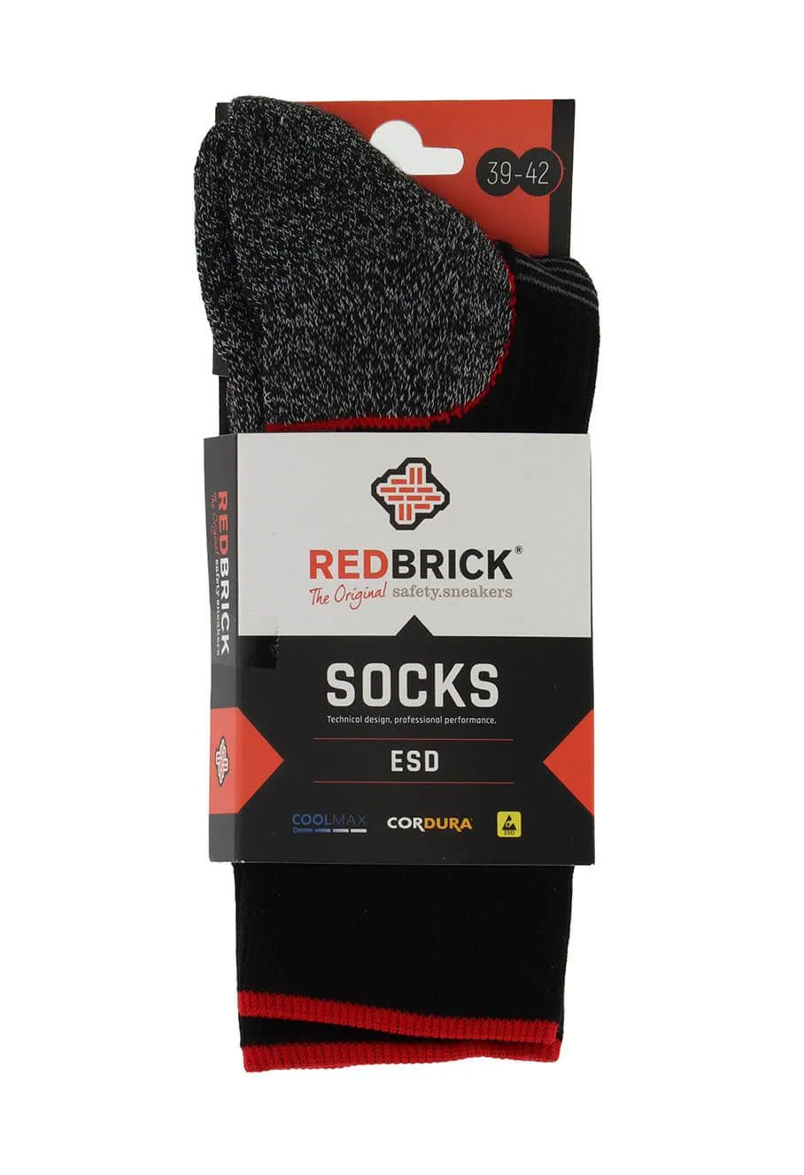 Redbrick&#x20;Work&#x20;Socks&#x20;ESD&#x20;25102