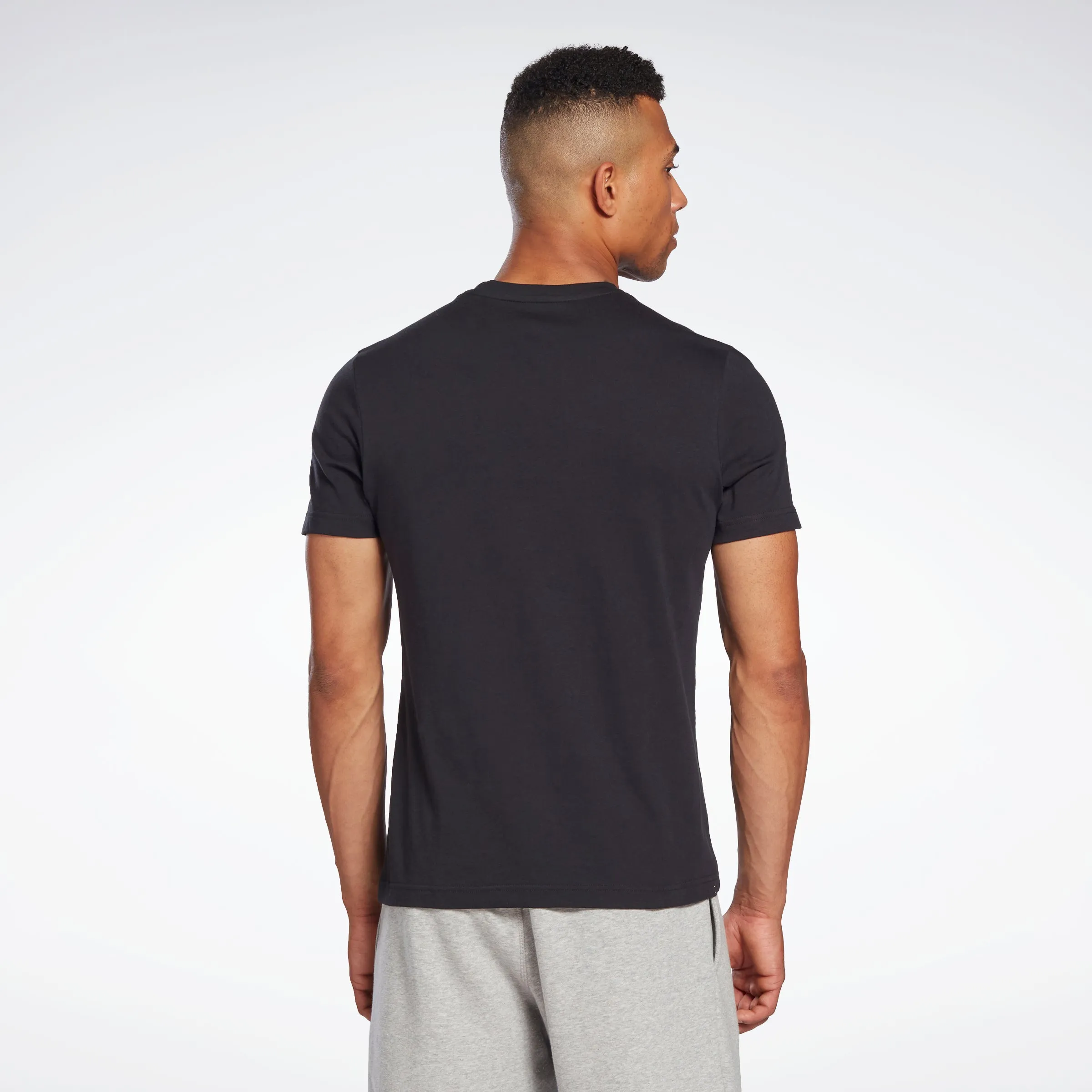 Reebok Apparel Men Reebok Identity Big Logo T-Shirt Black