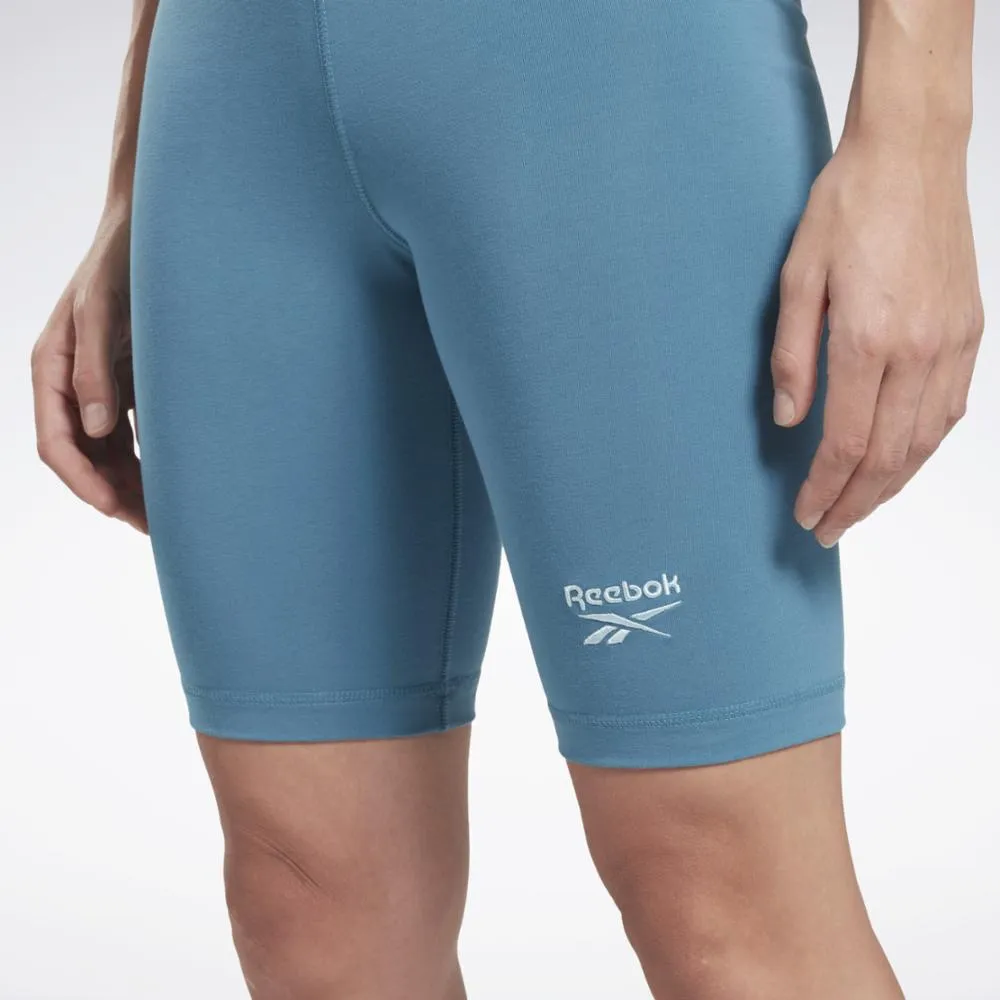 Reebok Apparel Women Reebok Identity Fitted Logo Shorts STEBLU