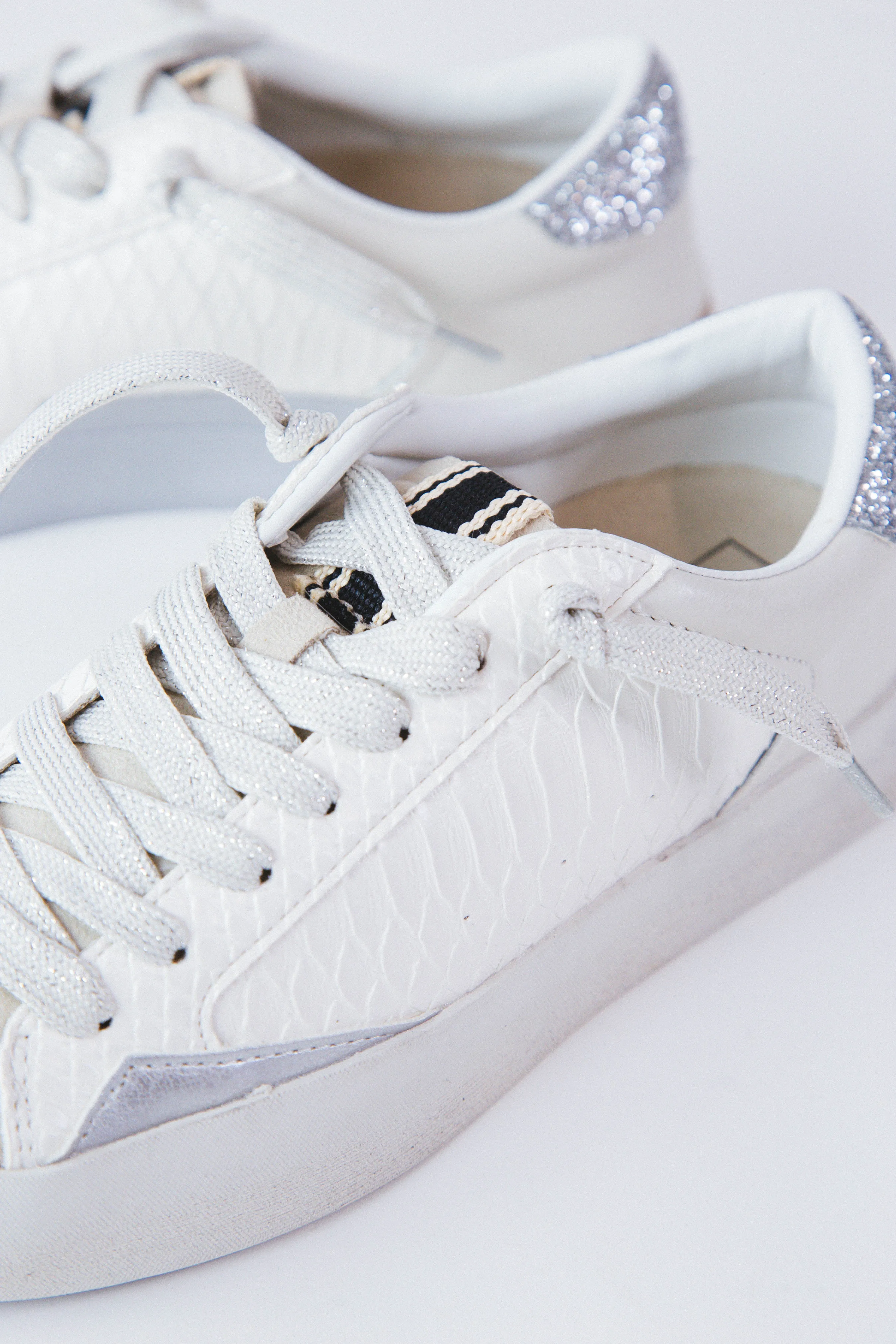 Ruby Low Top Sneaker, Bone Snake | ShuShop